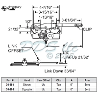 Sill Mounted Casement Operator 36-193