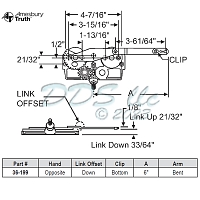 Sill Mounted Casement Operator 36-199