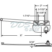 Truth Sill Mounted Casement Operator 36-213-3E 1