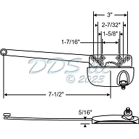Sill Mounted Casement Operators 36-216-1E 1