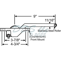 Front Mount Casement Operator 36-220-3 1