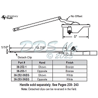 Rear Mount Casement Operator 36-252-1
