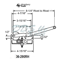Sill Mounted Casement Operator 36-290RH 1