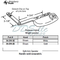 Sill Mounted Casement Operators 36-295-3E 1
