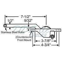 Face Mount Casement Operator 36-324-8 1