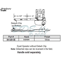 Sill Mounted Casement Operators 36-328-3E 1