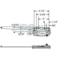 Sill Mounted Casement Operator 36-402EN 1