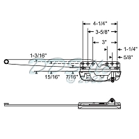 Sill Mounted Casement Operator 36-402ENLP 1
