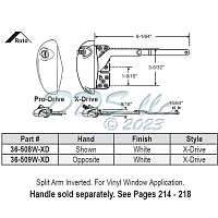 Roto X Drive Casement Operator 36-508w-xd 1
