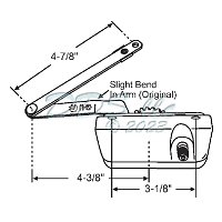 GU Sill Mounted Casement Operator 36-516RHbW 2