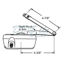 GU Sill Mounted Casement Operators 36-516RHowM 2