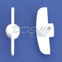 T Handle White 37-113W 2