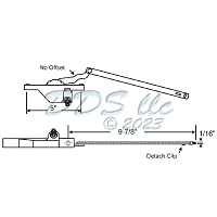 Rear Mount Casement Operator 36-249-1