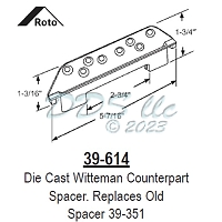 Witteman Counterpart Spacer 39-614 1