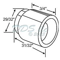 Handle Extension Satin Nickel 39-714P 1