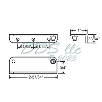 Ashland Operator Bracket LH 39-900LH 1