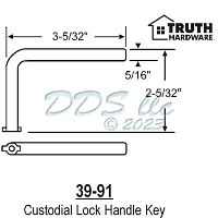 Removable Handle Key 39-91