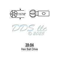 Hex Ball Drive 39-94 2