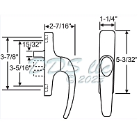 Tilt and Turn Handle 40-1000