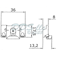 Tilt and Turn Adjustable Strike 40-1001
