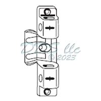 Roto Arched Stay Bearing Hinge 40-1185 1