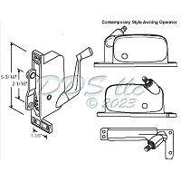 Georgia-Palm Beach Awning Operator RH Look 41-261p d 1