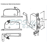Georgia-Palm Beach Awning Operator RH Look 41-262p d 1