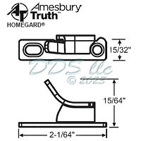 Casement keeper 50-1118 1