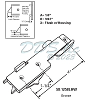 Sash Lock 50-1258wa 2