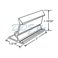 Extruded Sash Lift 50-1324BZ