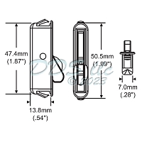 Mini Vent Lock 50-1453W 1