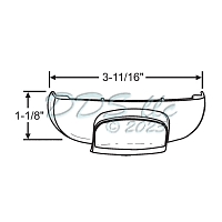 Sash Lock Cover 50-1474w 1