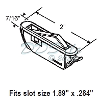 Vent Lock Blue White 50-2000BEW 1