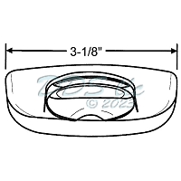 Sash Lock Cover 50-2014W 1