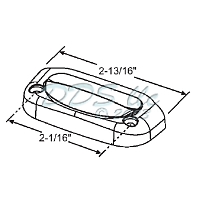 Sash Lock Cover 50-2054C-3 1
