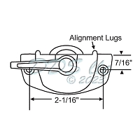 Sweep and Sash Lock 50-364-1 1