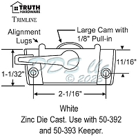 Sash Lock 50-383-3