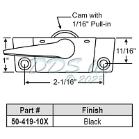 Window Sash Lock 50-419-10X 1