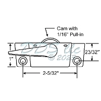 Sweep and Sash lock 50-429-46x 1