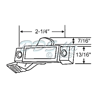 Sweep and Sash Lock 50-603AD 1