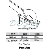 Pan Am Window Sash Lock 50-614 2