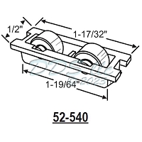 Rehau Sliding Window Roller 52-540 1