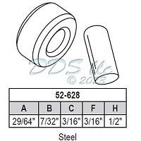 Sliding Window Wheels 52-628