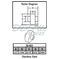 Sliding Window Wheels 52-631