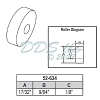 Sliding Window Wheels 52-634