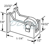 Sliding Window Rollers 52-685 1