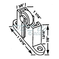 Sliding Window Rollers 52-871 1