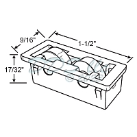Sliding Window Rollers 52-934 1