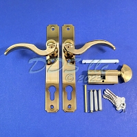 Atrium Swing Door Lockset 55-126PB
