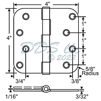 Hinge -Removable Pin 56-179brs